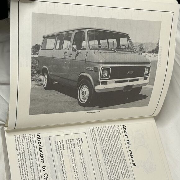 HAYNES - CHEVROLET/GMC - VANS - '68 thru '87 - WORKSHOP MANUAL #345 - Picture 4 of 7